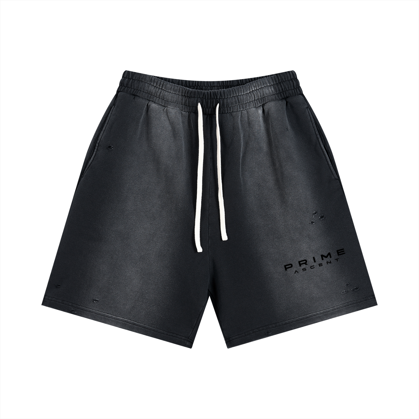 Prime Sun Fade Distressed Shorts