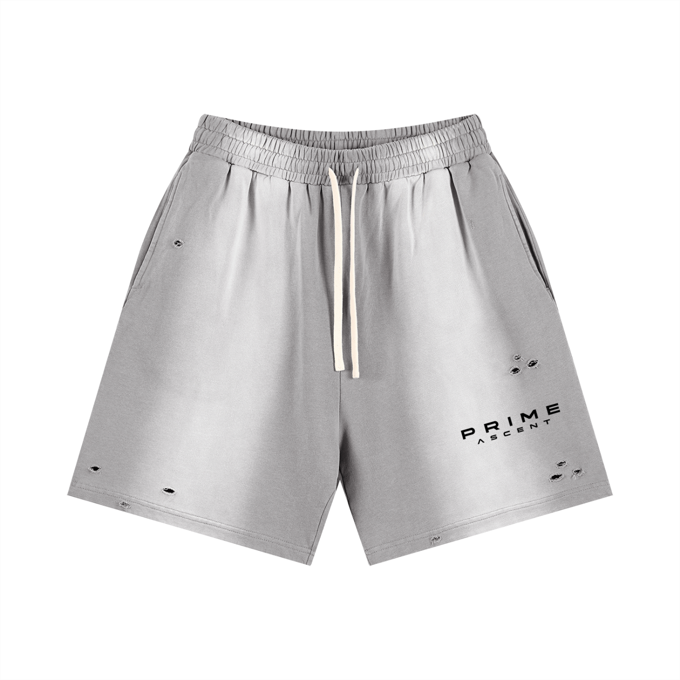 Prime Sun Fade Distressed Shorts