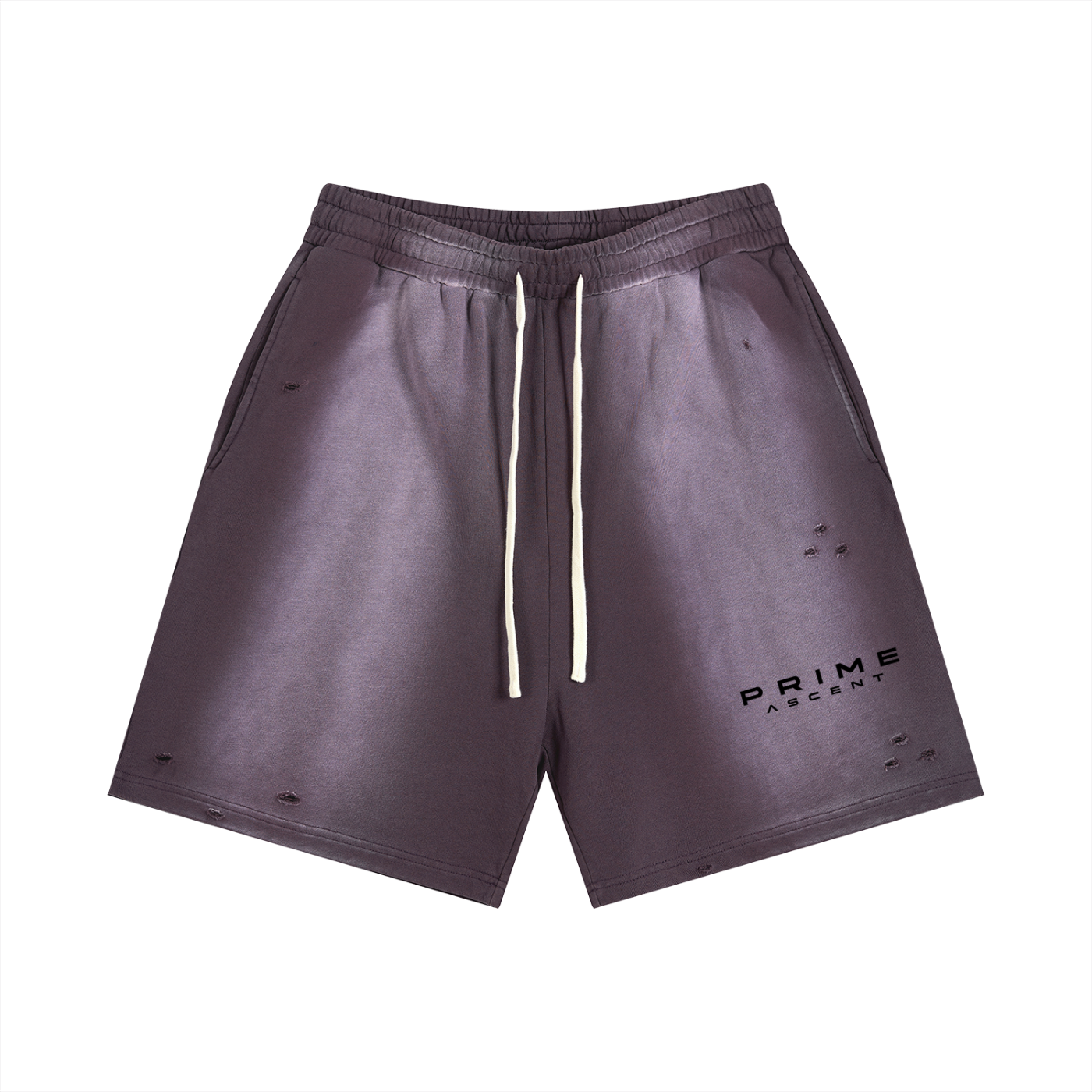Prime Sun Fade Distressed Shorts